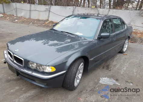 2001 BMW 740Il from USA, damaged, VIN WBAGH83451DP29865